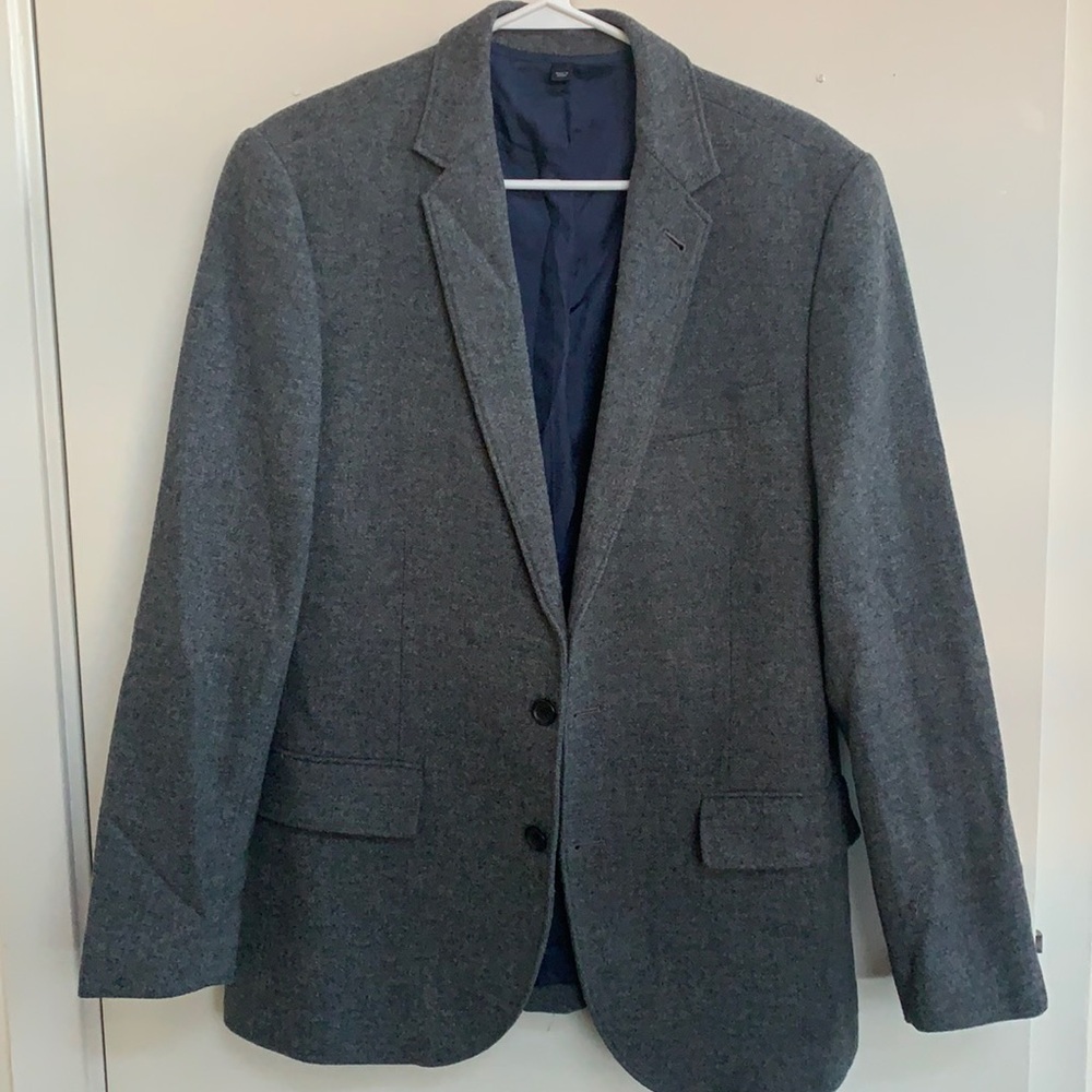 Grey wool J. crew Blazer